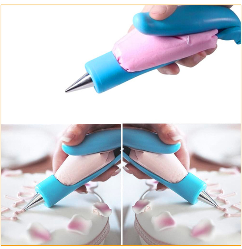 Title 7, Manual Squeeze Cream Flower-making Gun Baking Tool