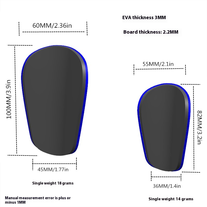 Title 2, Extra Small Football Shin Guard Mini