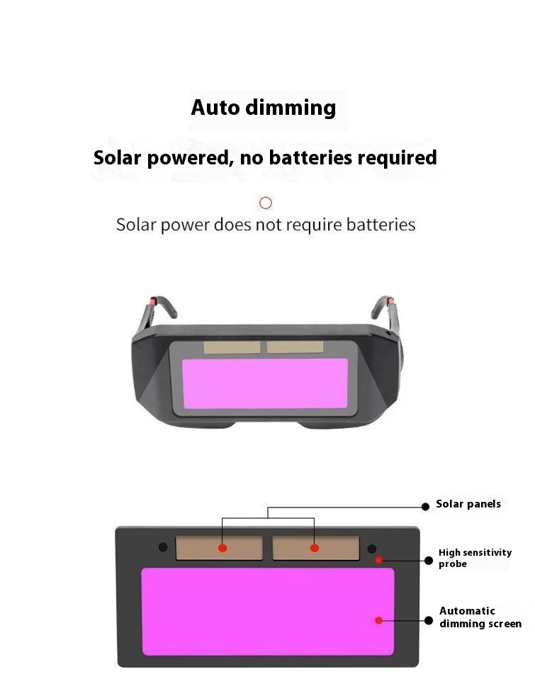 Title 8, Welding Light-changing Glasses Argon Welding Go...