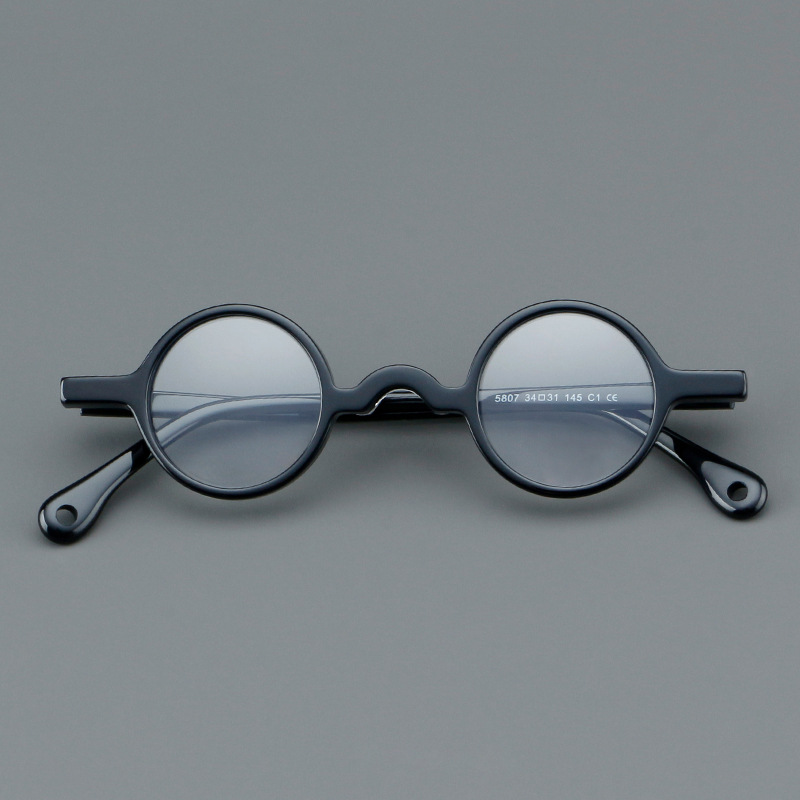 Title 7, Acetate Frames Retro Round Glasses