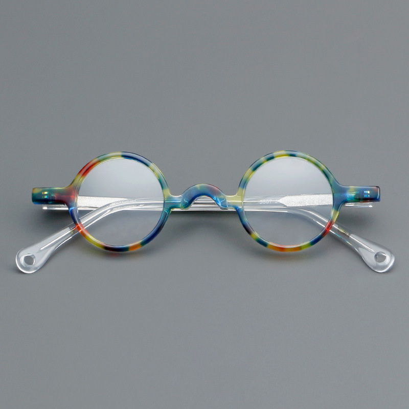 Title 16, Acetate Frames Retro Round Glasses