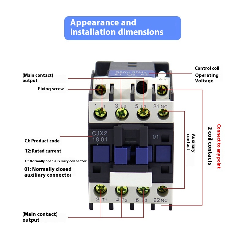 Title 7, AC Contactor Single Phase 220v