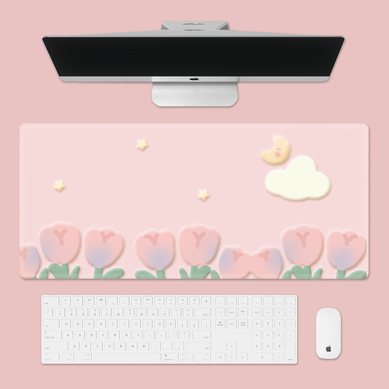 Title 5, Mouse Pad Feminino de Couro com Personalidade e...