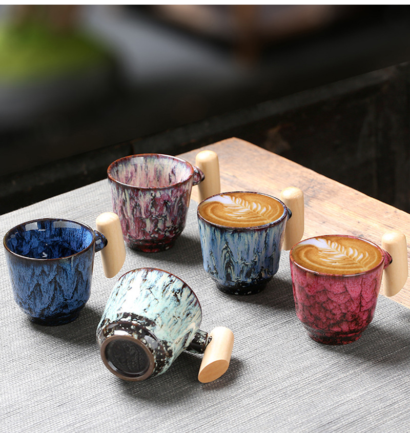 Title 7, Wooden Handle Ceramic Cup Dahuaware Change Tea ...