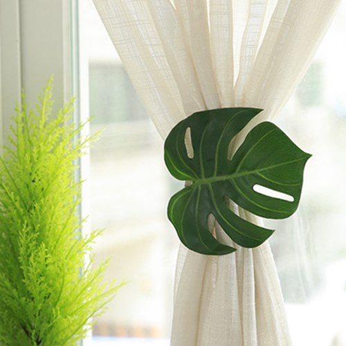 Title 12, Monstera Deliciosa Curtain Buckle Bandage Punch...