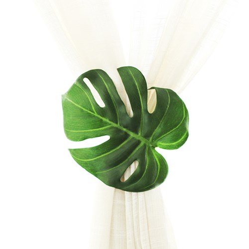 Title 13, Monstera Deliciosa Curtain Buckle Bandage Punch...