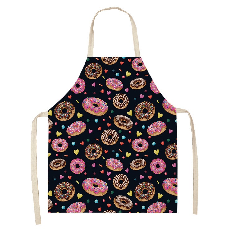 Title 3, Kitchen Oil Proof Creative Ice Cream Printed Apron