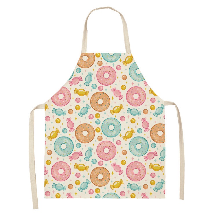 Title 7, Kitchen Oil Proof Creative Ice Cream Printed Apron