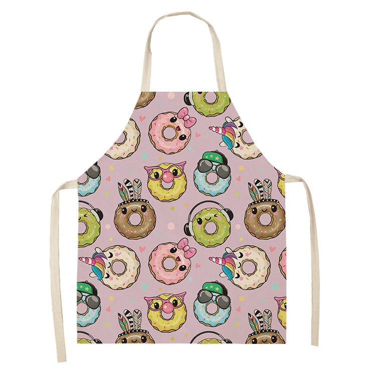 Title 13, Kitchen Oil Proof Creative Ice Cream Printed Apron