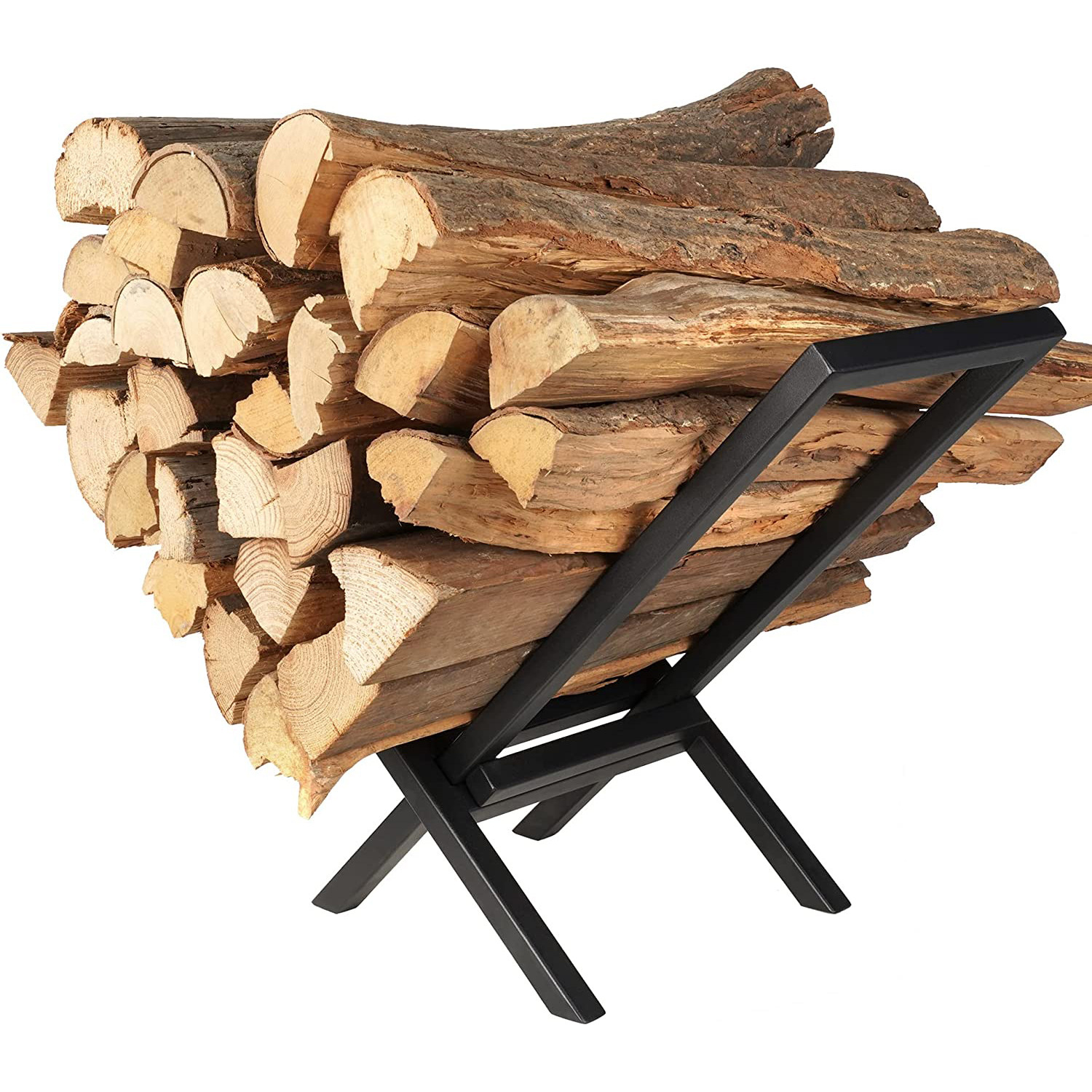 Title 2, New Simple Heavy Duty Firewood Rack Outdoor Ind...