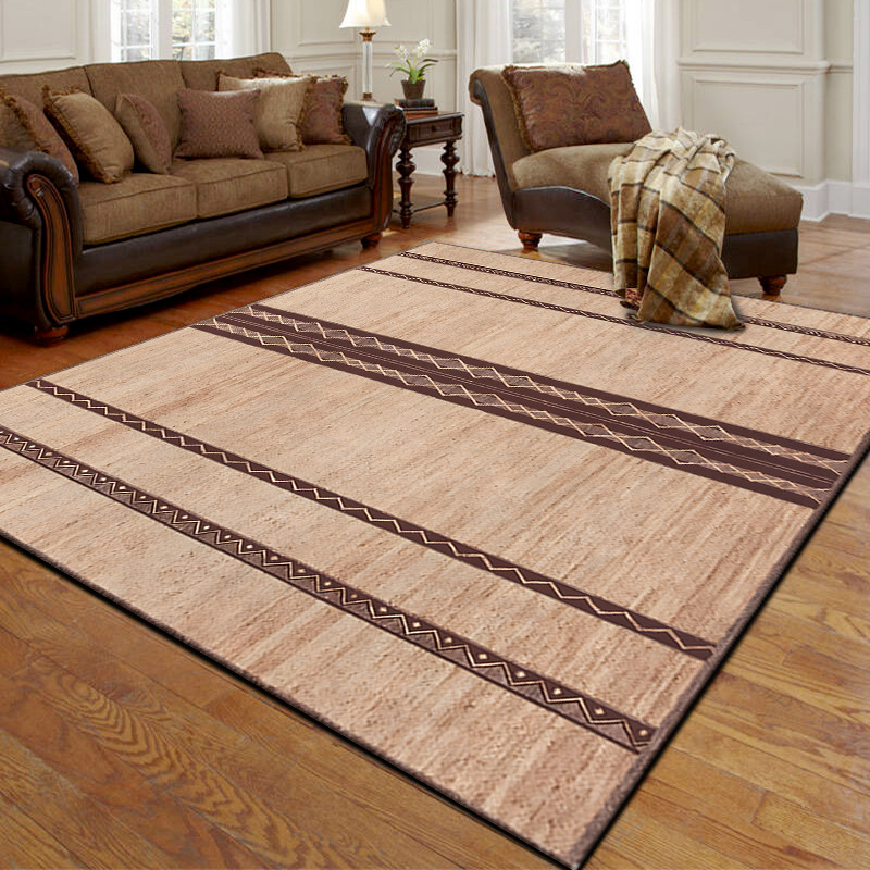 Title 5, Retro Living Room Carpet Easy-care Wear-resista...