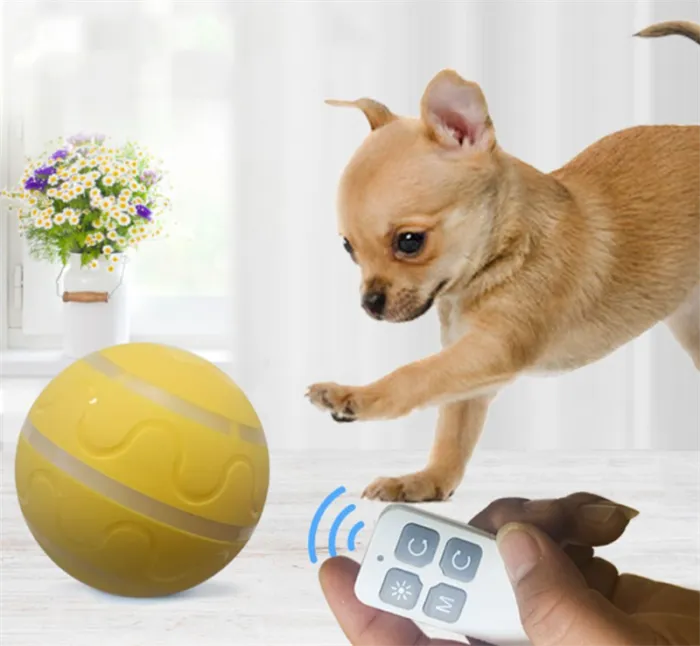 Rechargeable Automatic Rolling Cat Ball, Self-Rotating Interactive Toy Ball for Indoor Cats - detail photo 2
