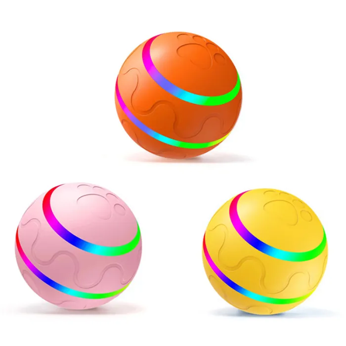 Rechargeable Automatic Rolling Cat Ball, Self-Rotating Interactive Toy Ball for Indoor Cats - detail photo 7