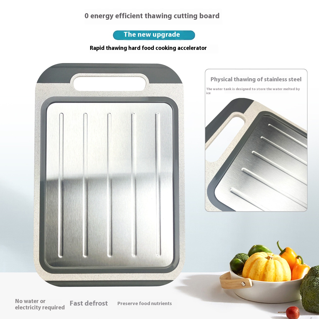 Title 1, 304 Stainless Steel Cutting Board Double-sided ...