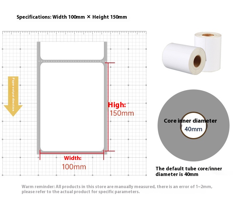 Title 4, Thermal Label Paper Logistics Express Electroni...