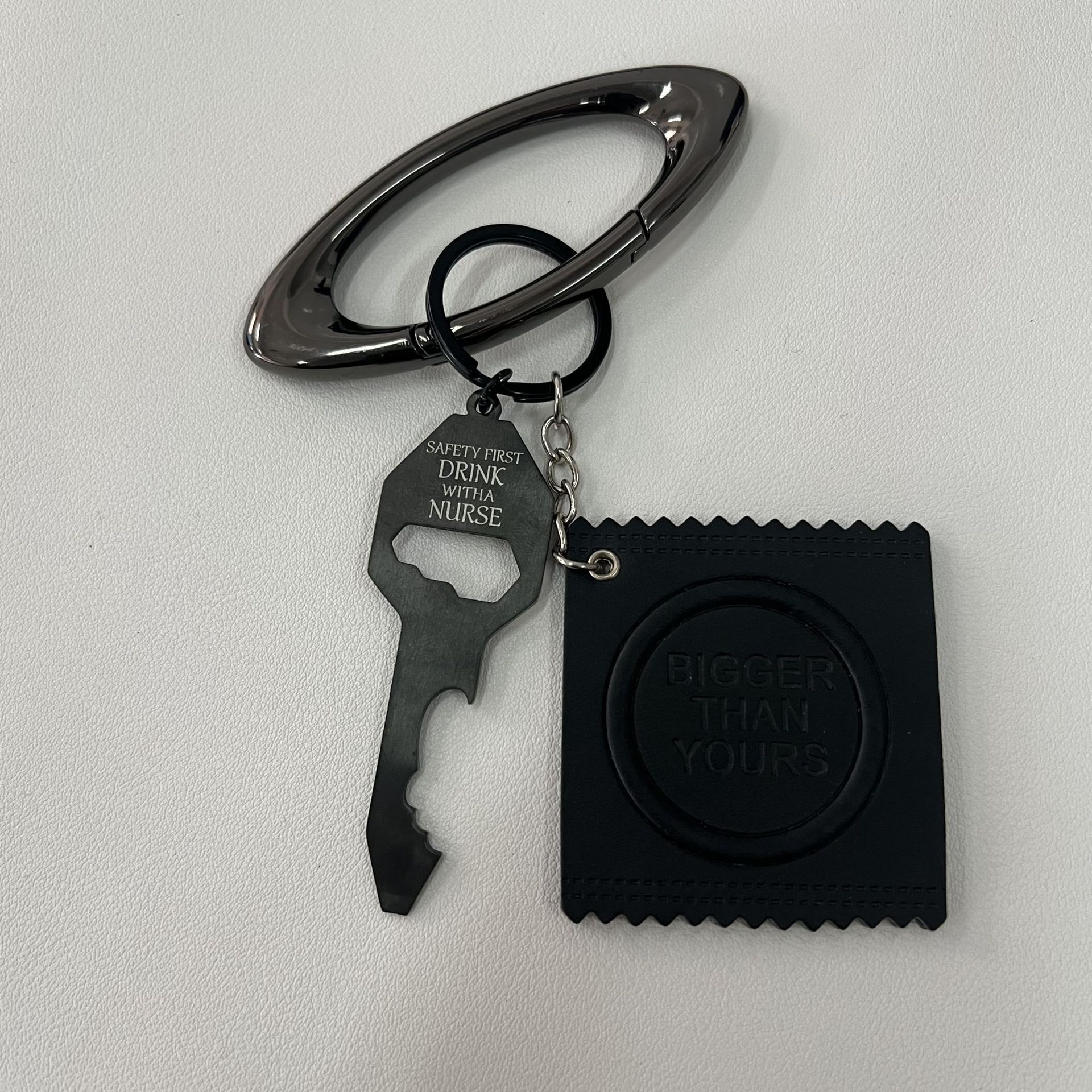 Title 7, Oval Keychain Good-looking Accessories Climbing...