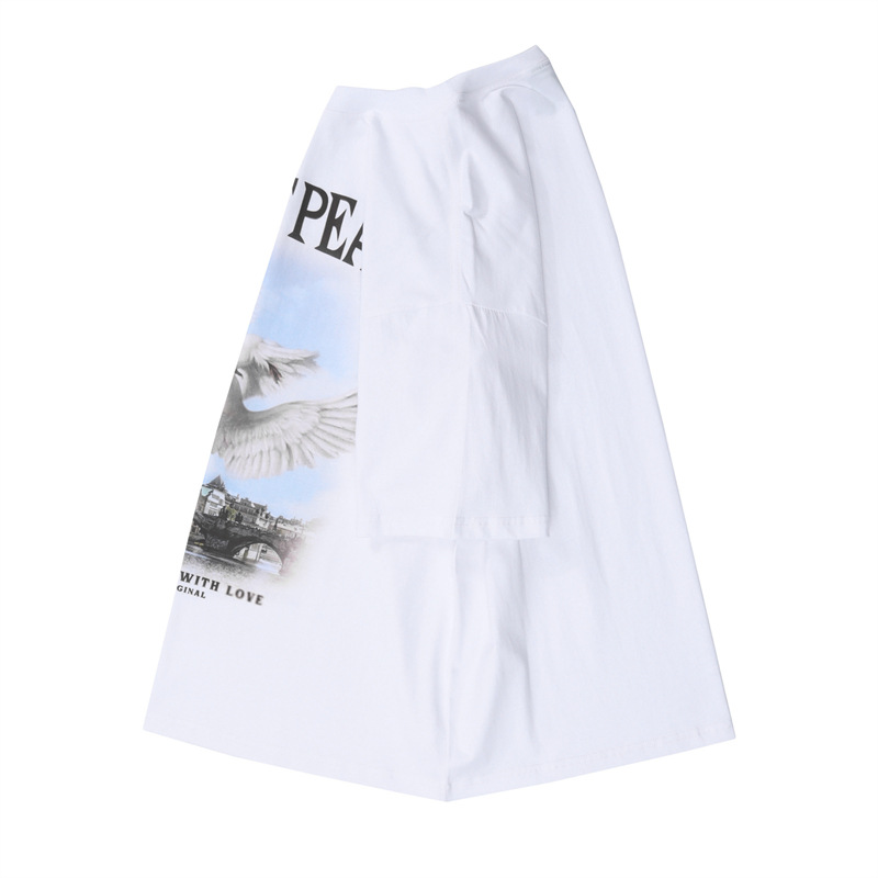 American Retro Men's Short-sleeved Youth Casual T-shirt