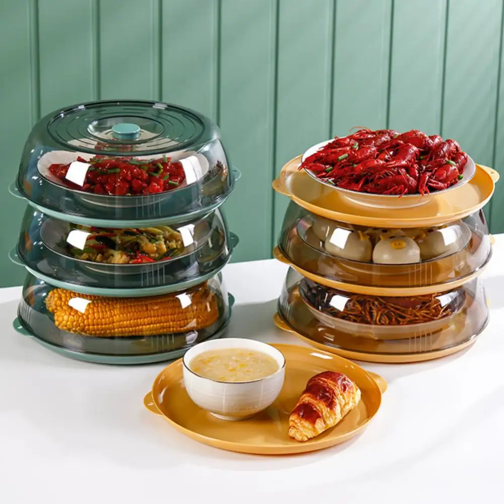 Food Splatter Lid Keep Dustproof Protector Heat Seal Kitchen