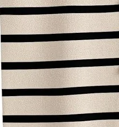 Crew Neck Striped Vest Sweater - Khaki