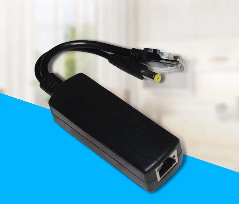 Standard POE Power Splitter Step-down Cable Seperater