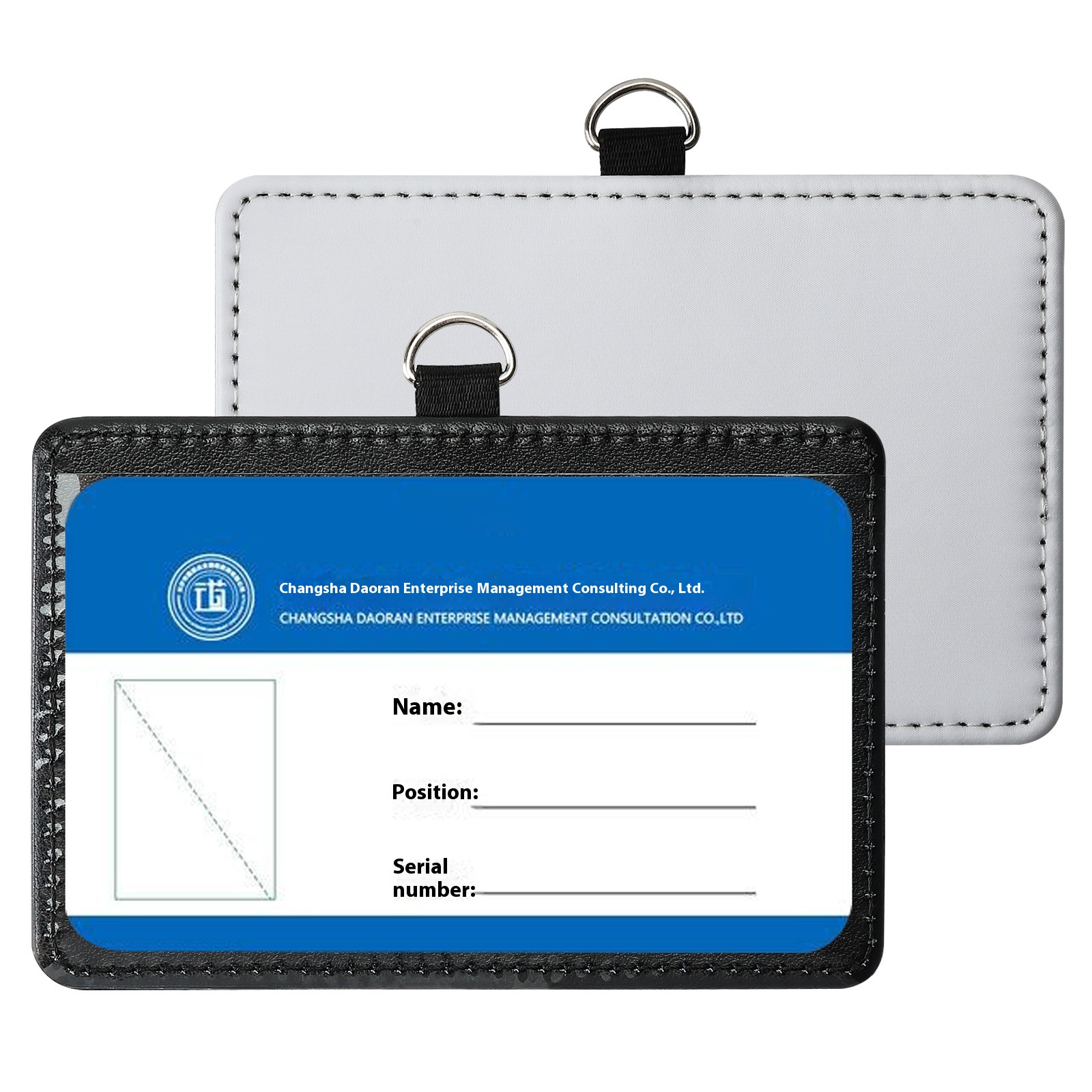 Title 5, Heat Transfer Work Permit Sublimation Luggage Tag