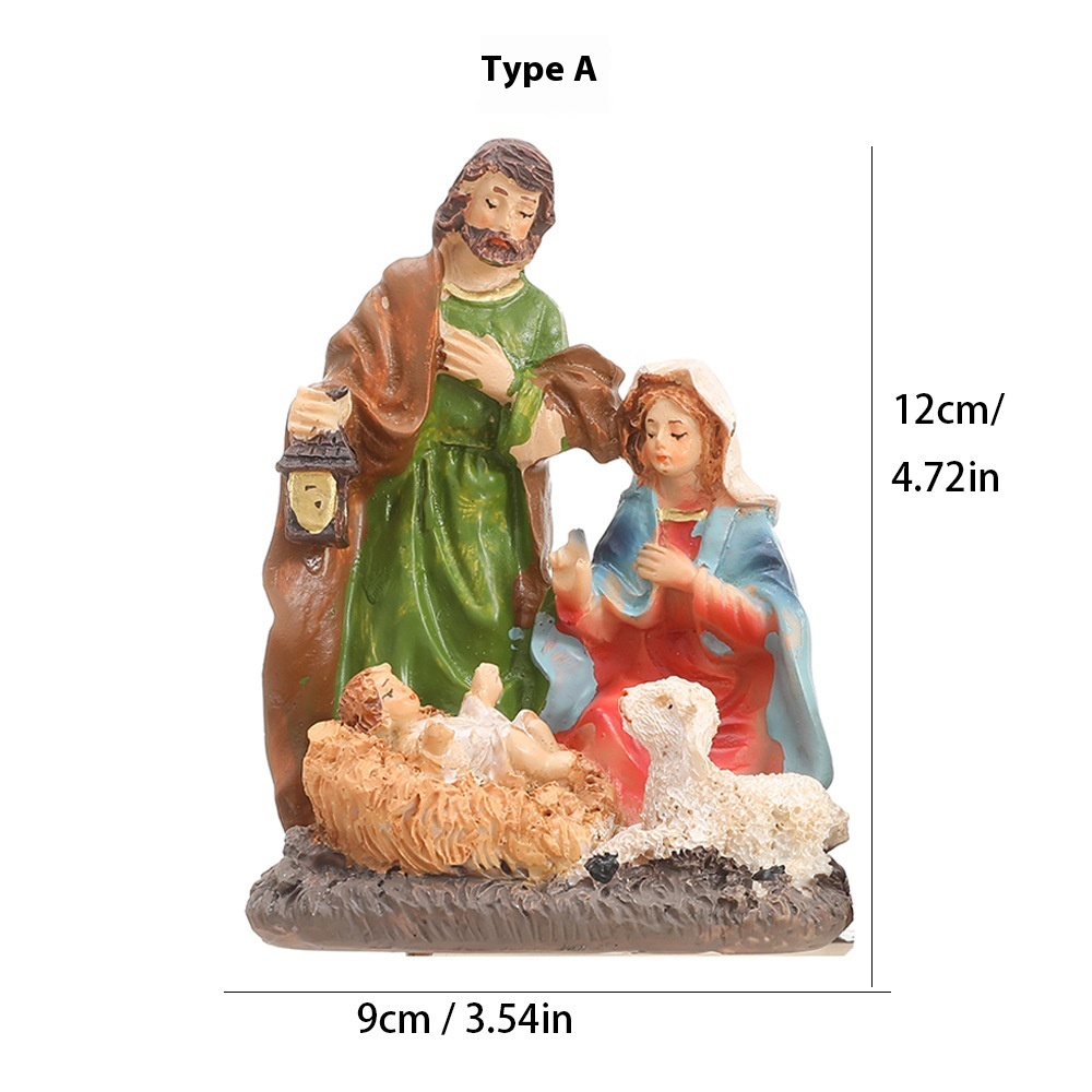 Title 1, Jesus Birth Ornaments Jesus Resin Crafts