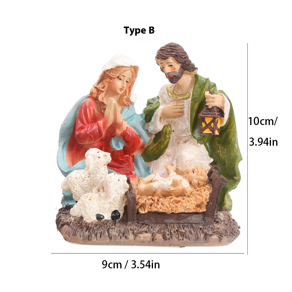 Title 2, Jesus Birth Ornaments Jesus Resin Crafts