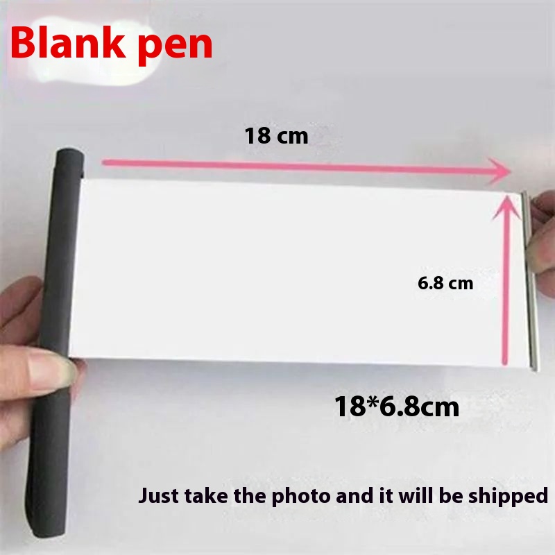 Title 2, Pull Blank Gel Pen Advertising Marker Writable