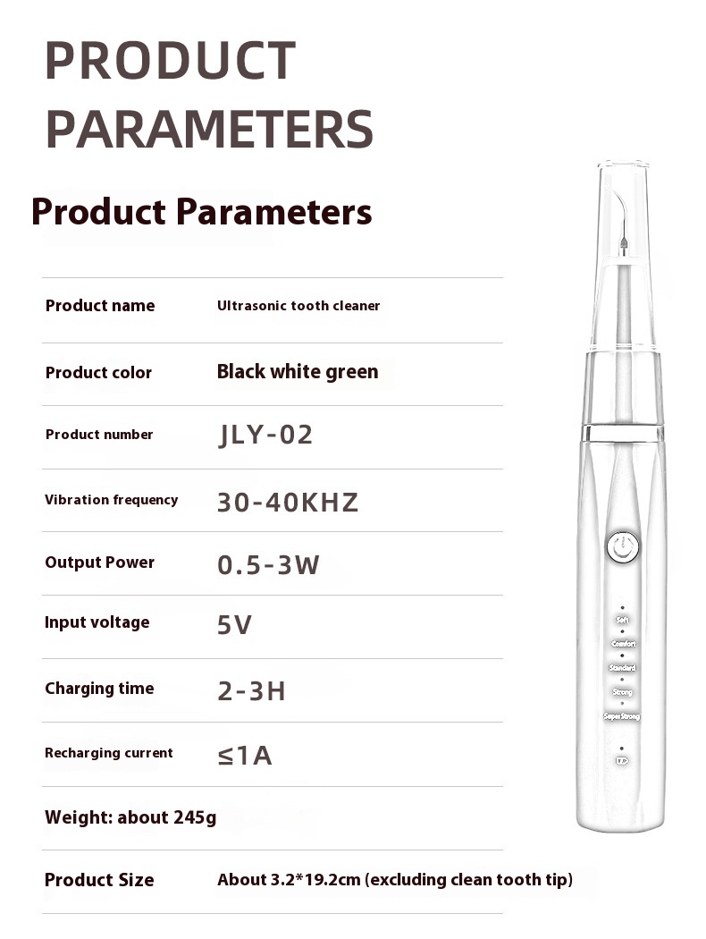 Title 1, Ultrasonic Teeth Cleaner Portable Electric