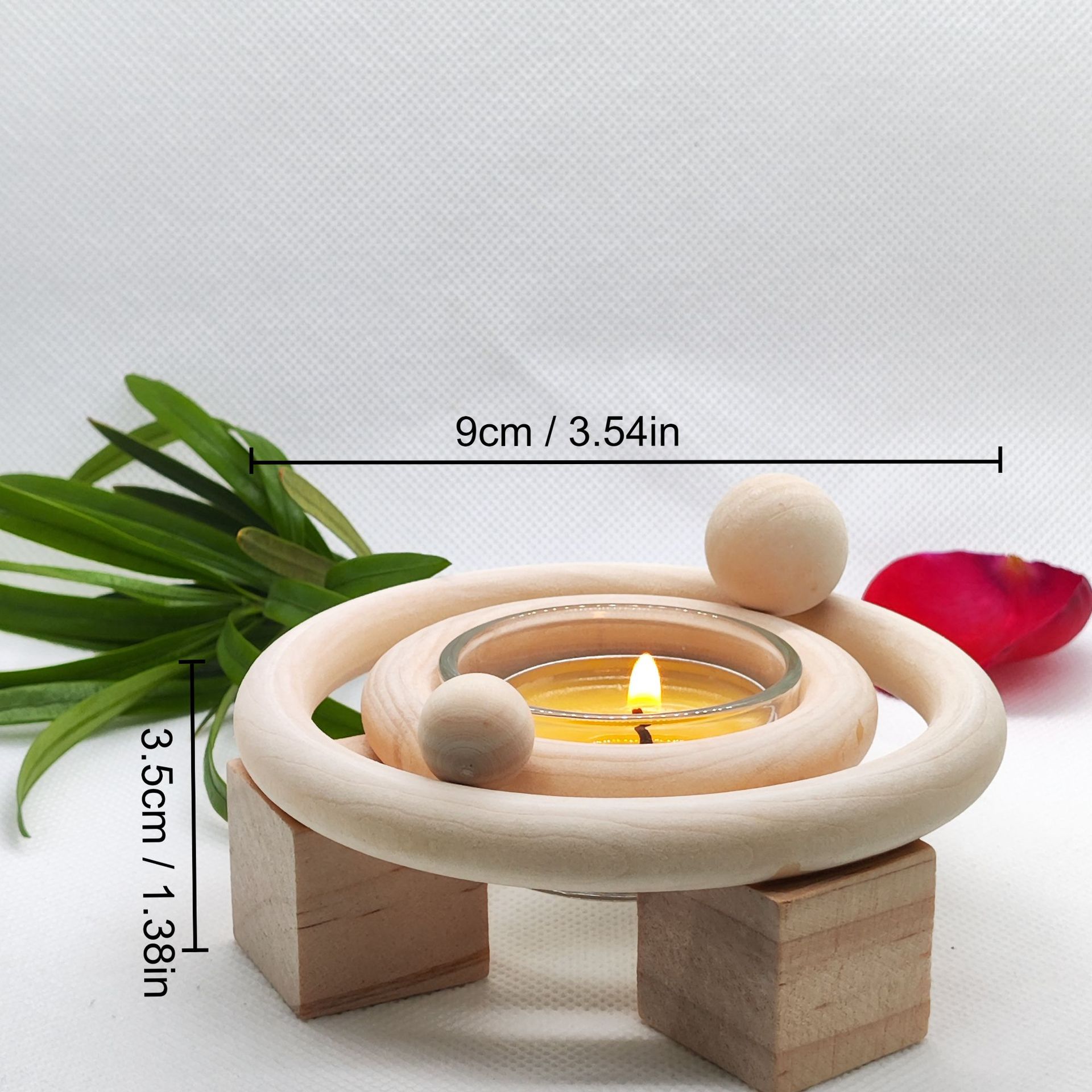 Title 1, Solar System Theme Wooden Candlestick