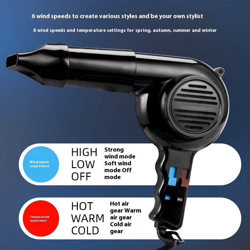 Title 4, High Power Hair Dryers For Household Hot And Co...