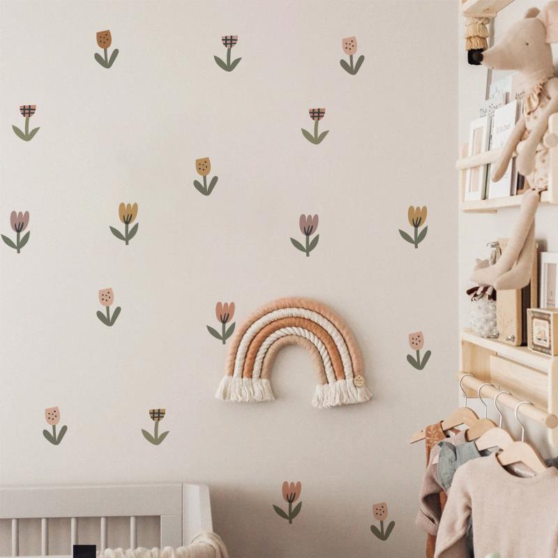 Title 5, Nordic Floral Bohemian Decorative Tulip Backgro...