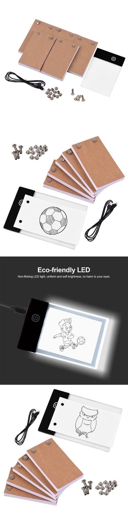 Title 1, Flip Book Kit With Light Pad LED Light Box Tablet