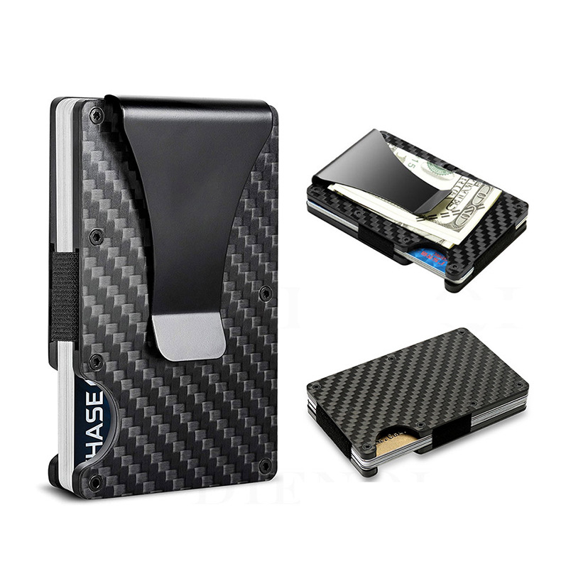 Title 3, Carbon Fiber Package Wallet Multi-functional Me...