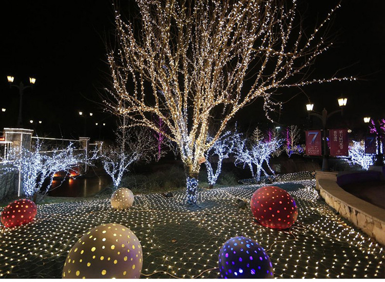 Title 2, Luzes de Natal LED em rede, à prova dágua para...