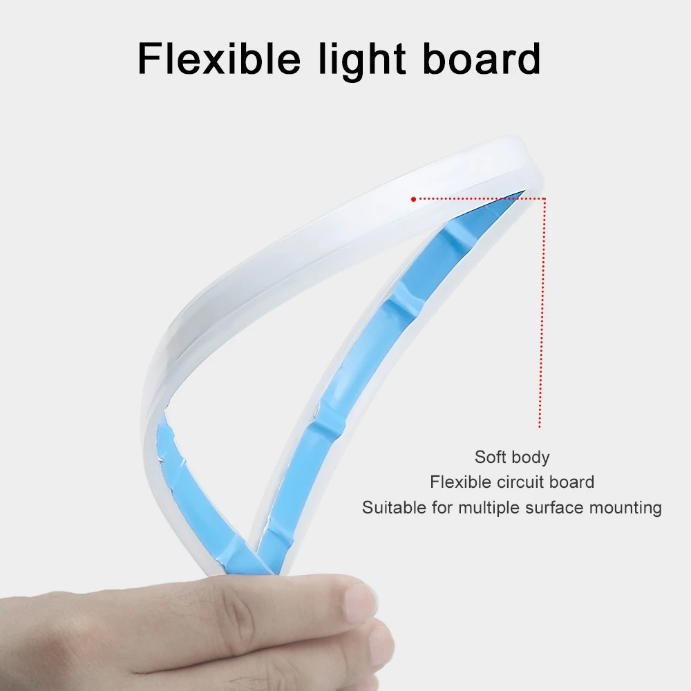 Title 1, Car Ultra-thin LED Guide Strip Daytime Running ...