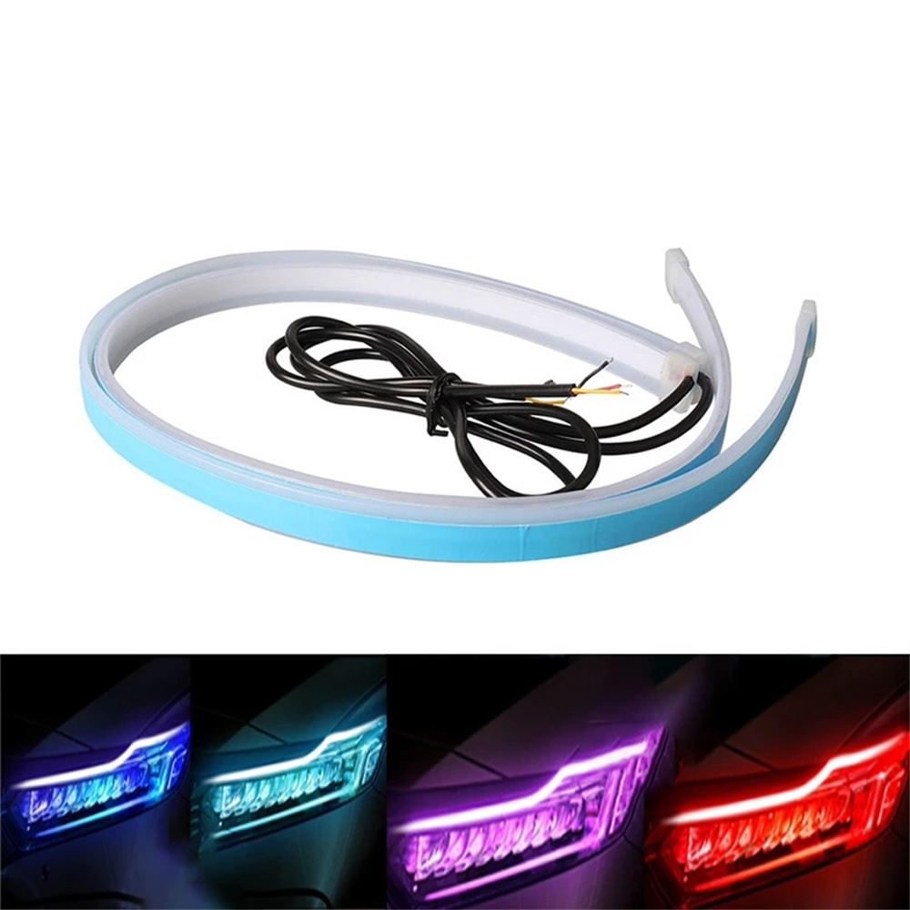 Title 2, Car Ultra-thin LED Guide Strip Daytime Running ...