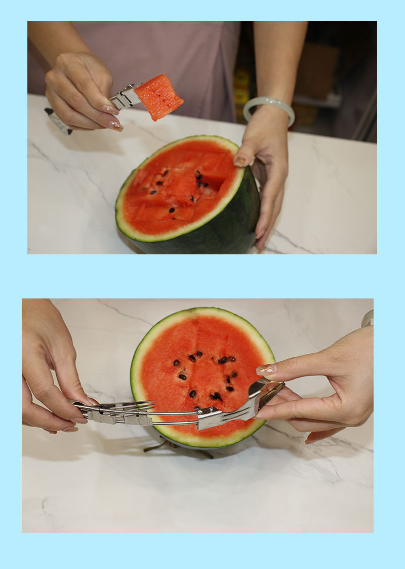 Title 11, Watermelon Cut Splitter Dual-use Fruit Fork