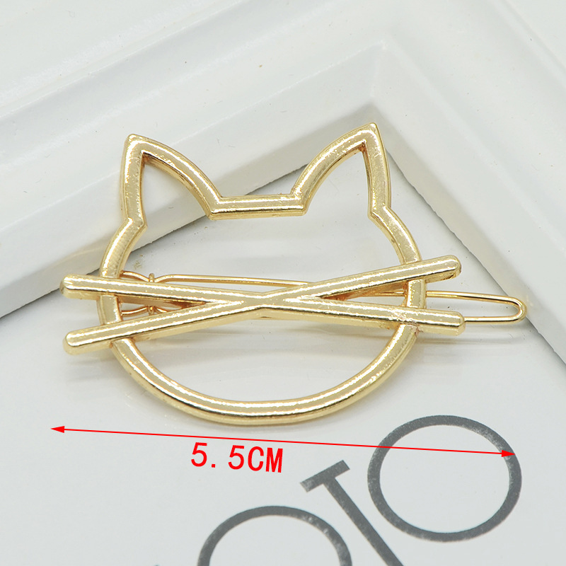 Title 7, Cupid Heart-shaped Five-pointed Alloy Hair Acce...