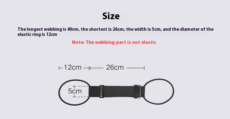 Title 4, Luggage Packing Belt Travel Bag Fixed Elastic S...