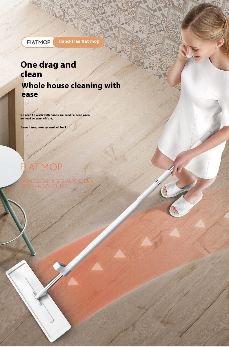 Title 2, Lazy Mop Hand Wash-free Household Flat Mop