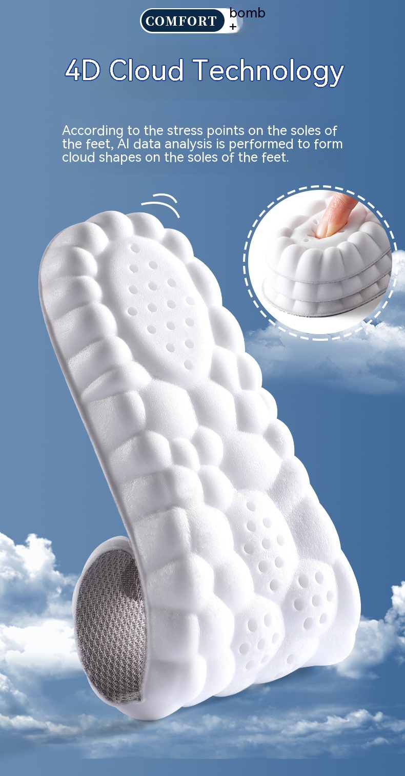 Title 9, 4D Cloud Technology Pu Massage Instep Insole Hi...