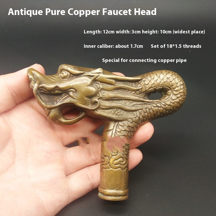 Title 3, Copper Walking Stick Solid Head Hand Pieces