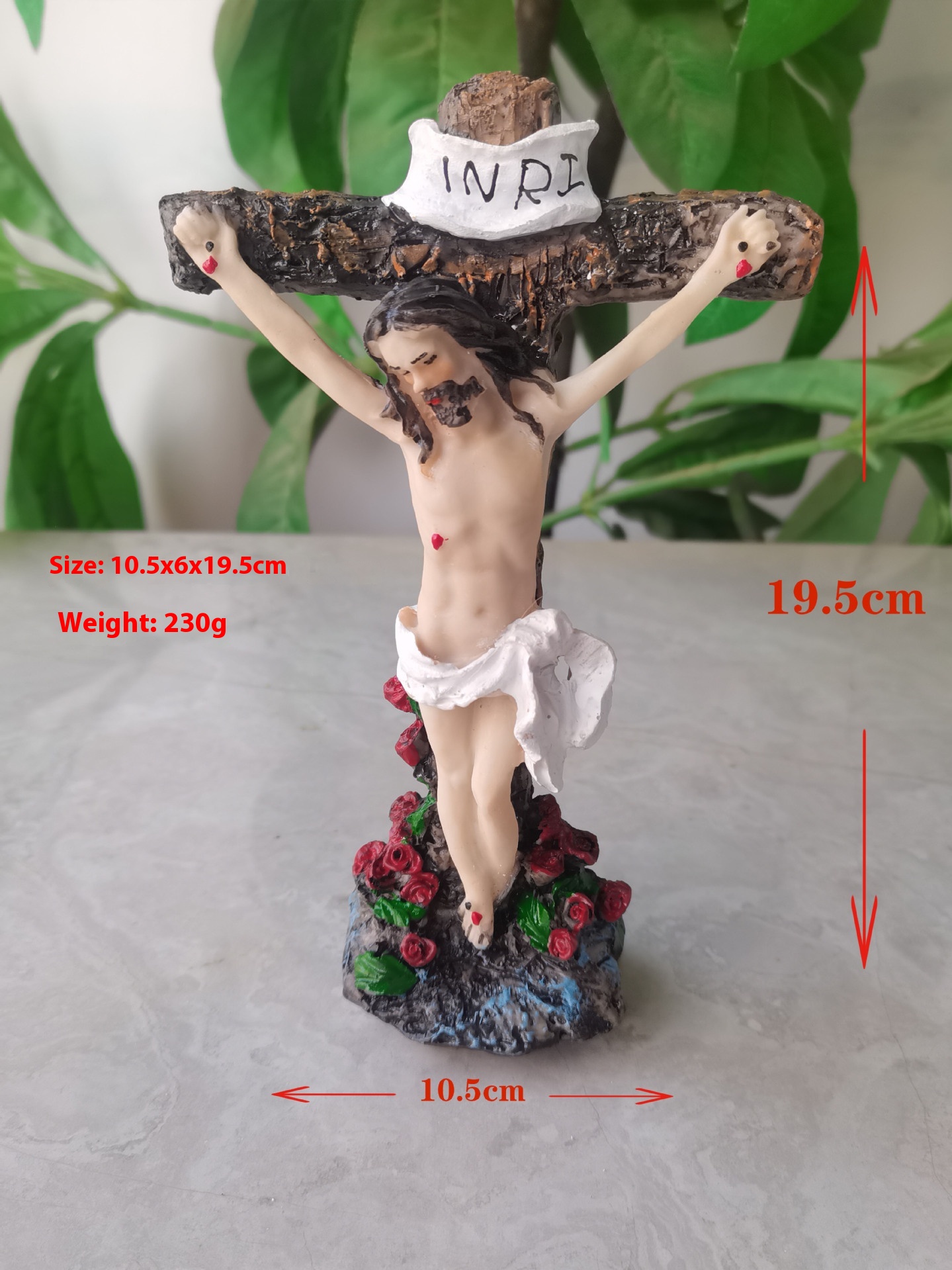 Title 6, Cross Resin Craft Decoration Holy Father Cute W...