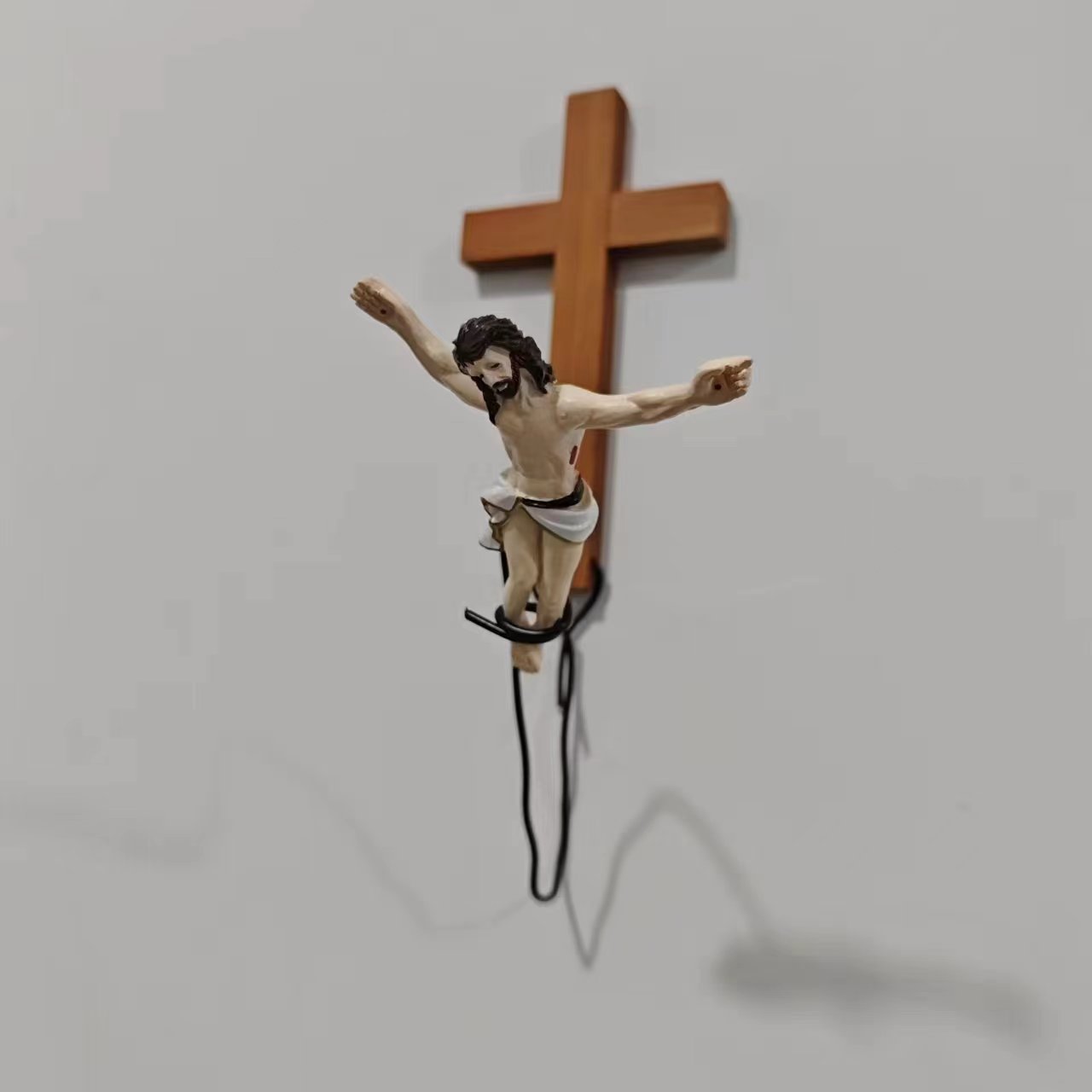 Title 7, Easter Decorative Creative Bungee Jumping Jesus...