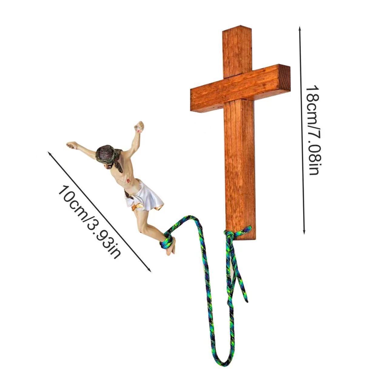 Title 9, Easter Decorative Creative Bungee Jumping Jesus...