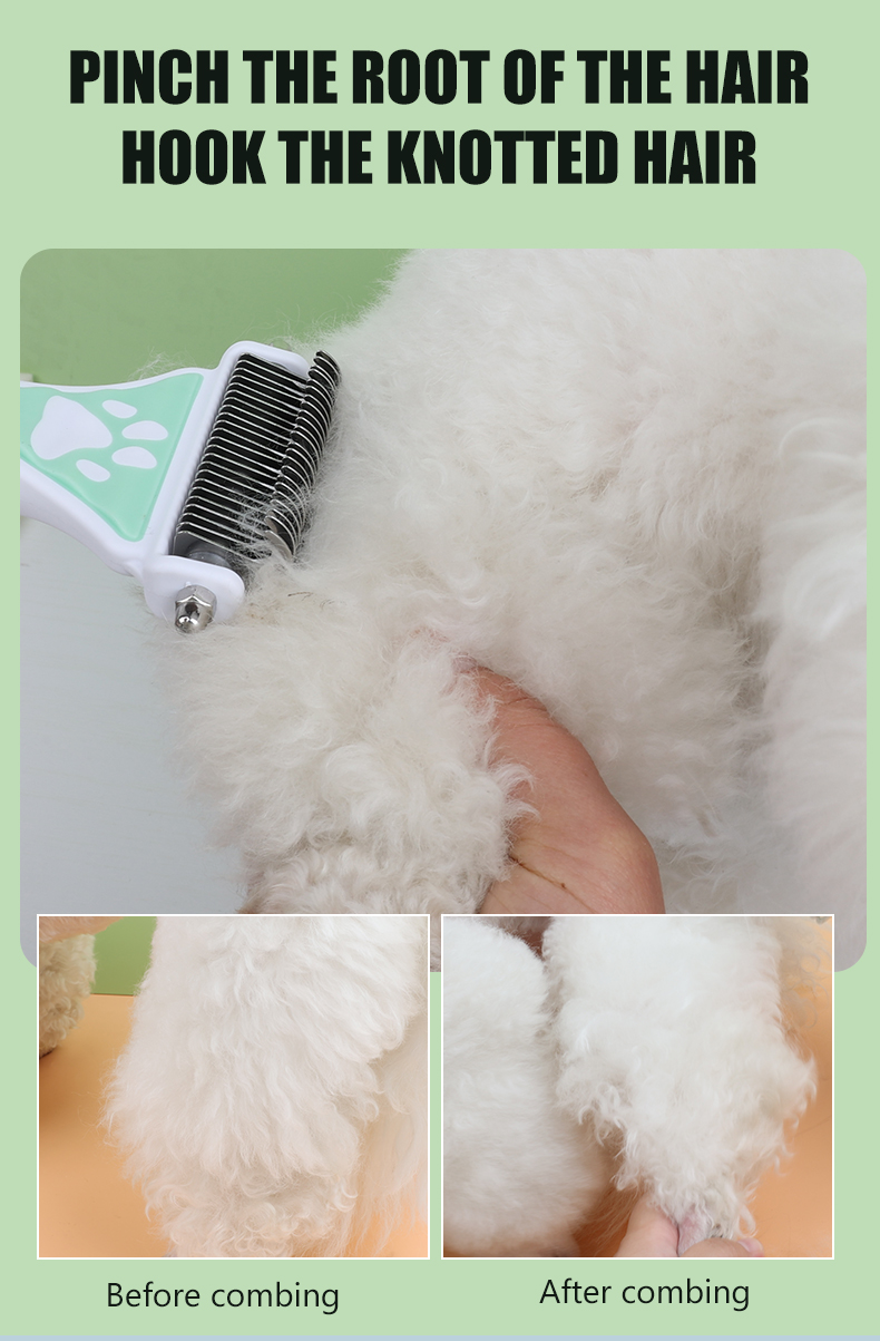 Title 6, Cepillo para perros quita pelo de mascotas de d...