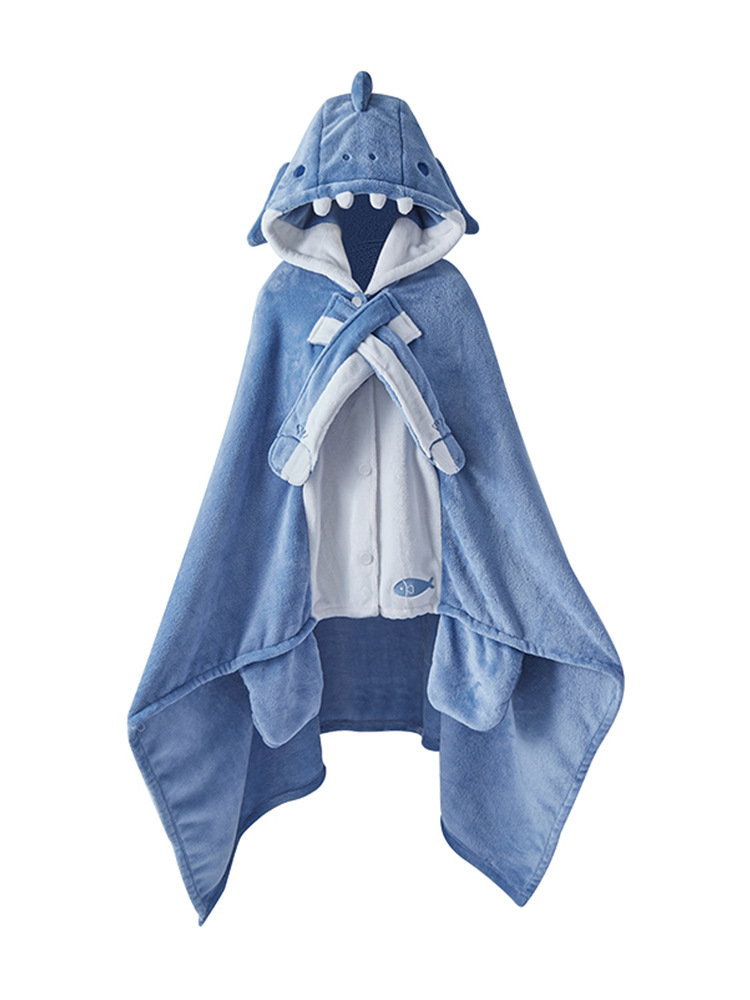 Bat Shark Blanket Pajama Nightgown Cape