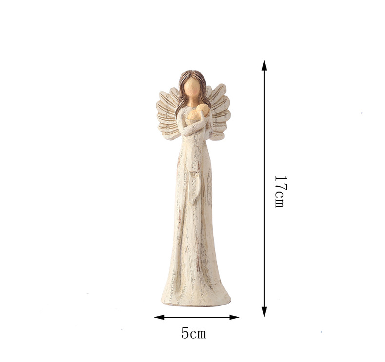 Title 4, Retro Creative Angel Artwork Desktop Decoration