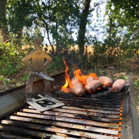 Title 4, Outdoor Humanoid Barbecue Sausage Rack